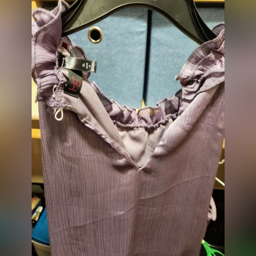 HeartSoul Lavender Ruffled Top - Picture 4 of 5